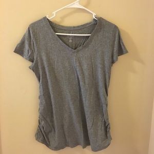 Heather Gray Maternity Tee
